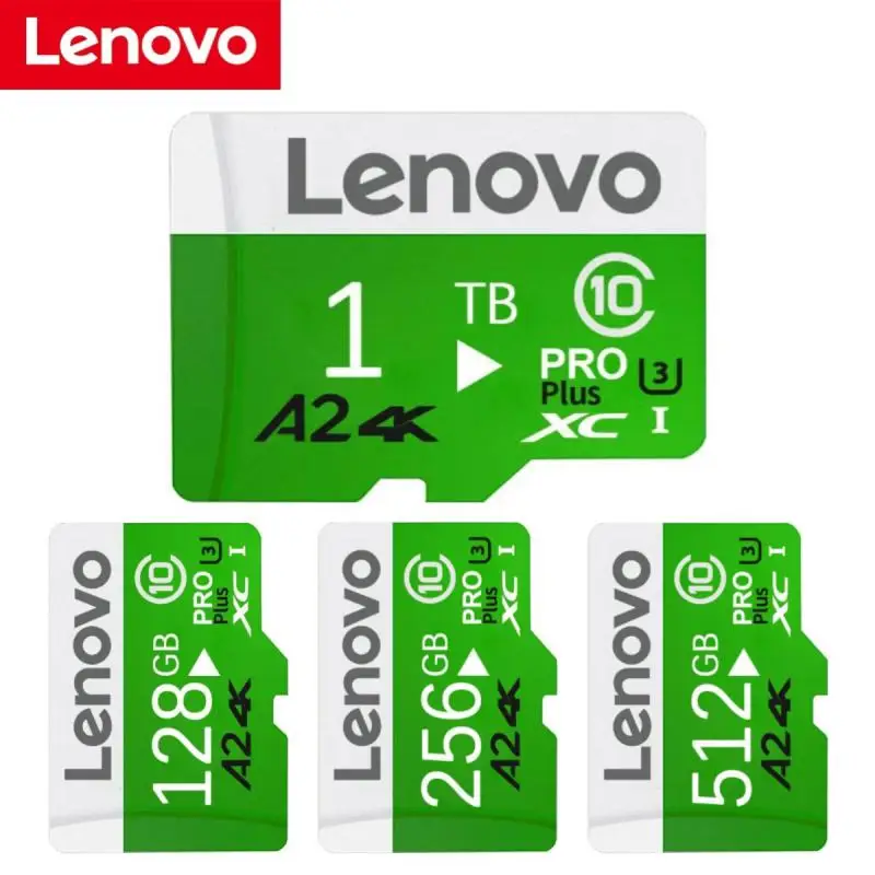 Lenovo A2 V30 SD Memory Card 1TB 2TB U3 Micro TF SD Card 512GB 256GB 128GB Transfer 130MB/s C10 TF Card For Tablet Drone