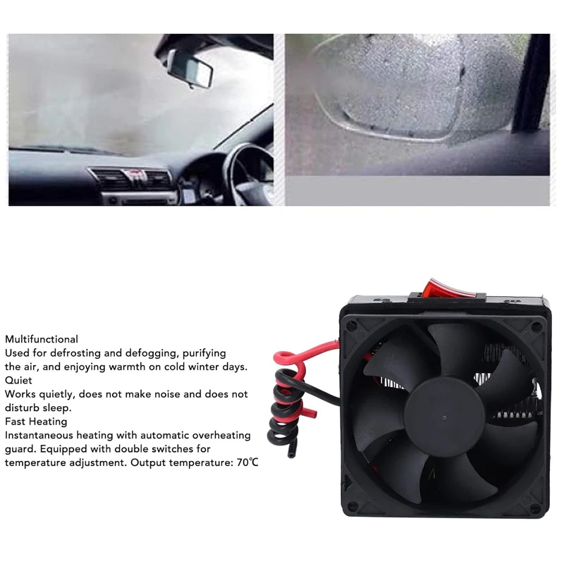 自動車フロントガラスヒーター-12v-24v-車用電気ヒーター-スペースヒーター-温度制御装置-車の作業場-工場用
