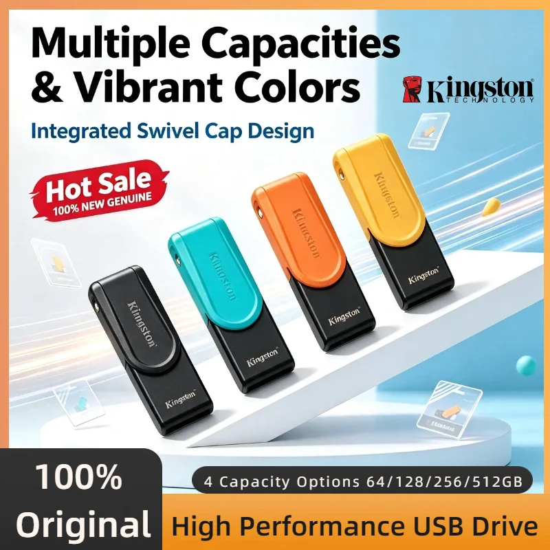 Speed Kingston Mini Pen Drive USB3 2 Gen1 256GB Flash Drive Memory Stick For Mac PC Laptop Backup Pro Max Core Speed New Ultra