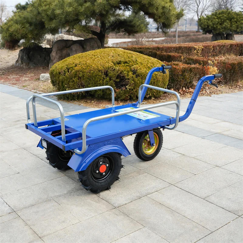 

Custom Industrial Electric Hand Truck Portable And Easy Storage With Iron Frame Factory Designed For Convenient Transportation