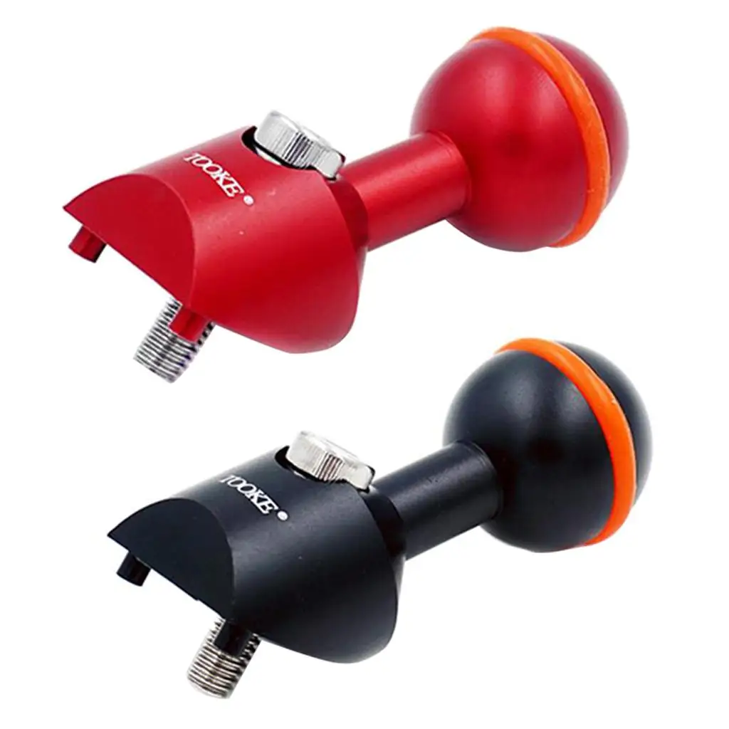 Connessione adattatore per base con testa a sfera per fotocamera subacquea