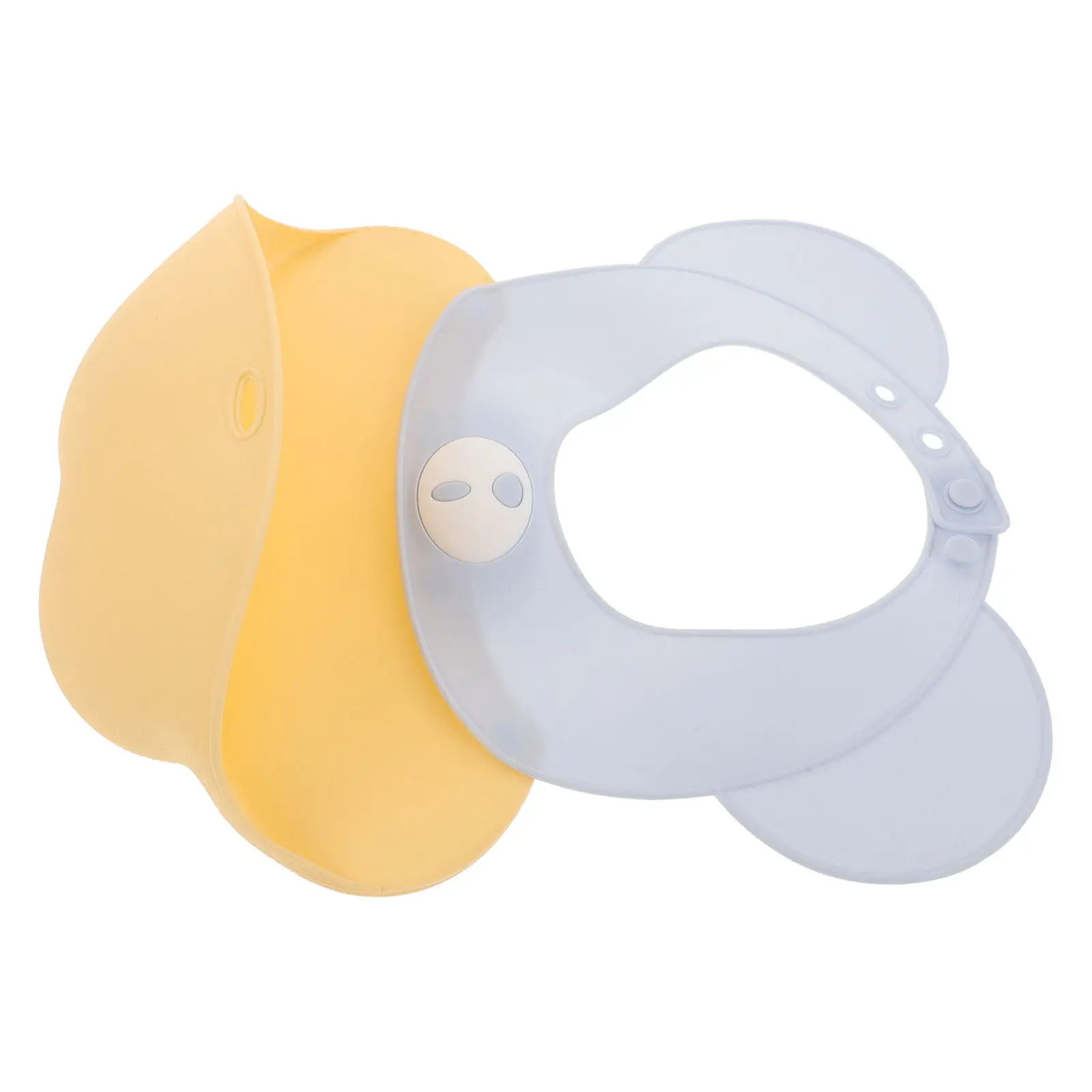 

Baby Silicone Bib Adjustable Waterproof Feeding Bibs for Boys Girls Soft Lightweight Baby Eating Essentials Infant Toddler