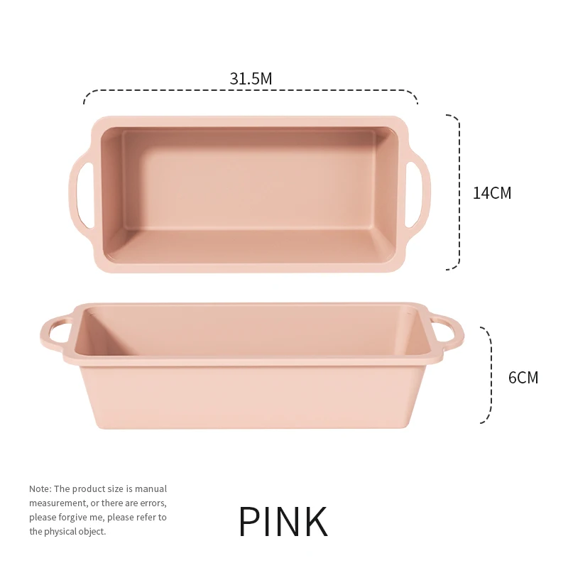 Silicone Bread Loaf Pan with Metal Reinforced Frame Non-stick Loaf Mold Baking Durable Silicone Pan for Oven Dishwasher Safe