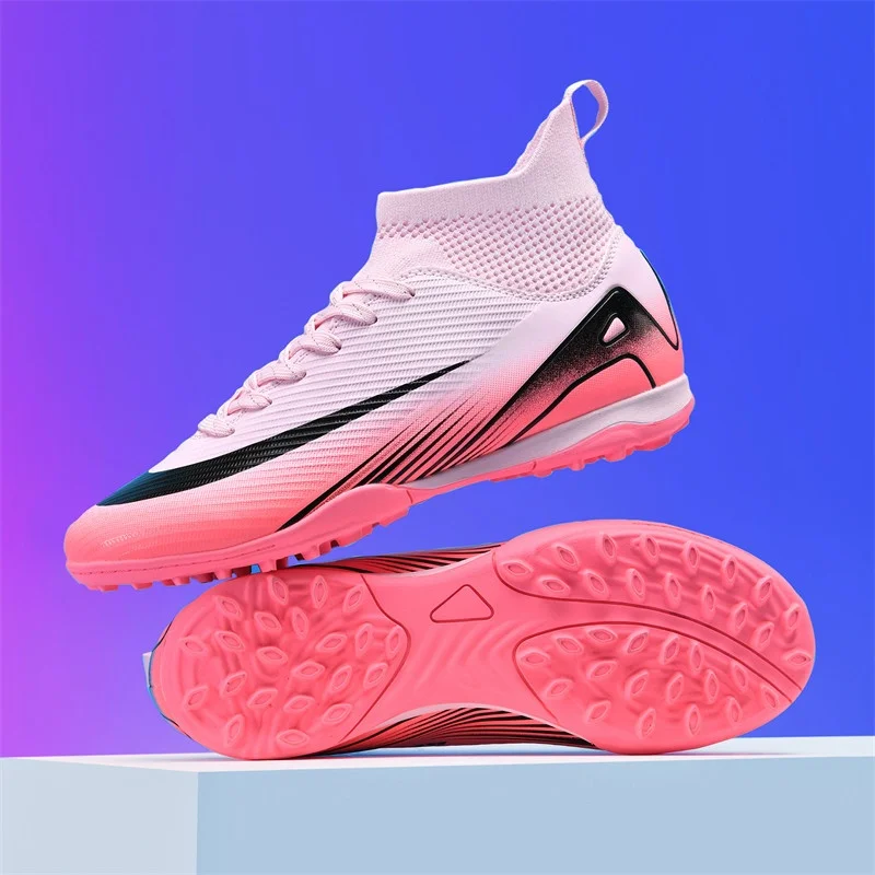

New Men Soccer Shoes Breathable Football Boots Ultralight Professional Training Unisex Futsal Drop Shipping Wholesale Indoor