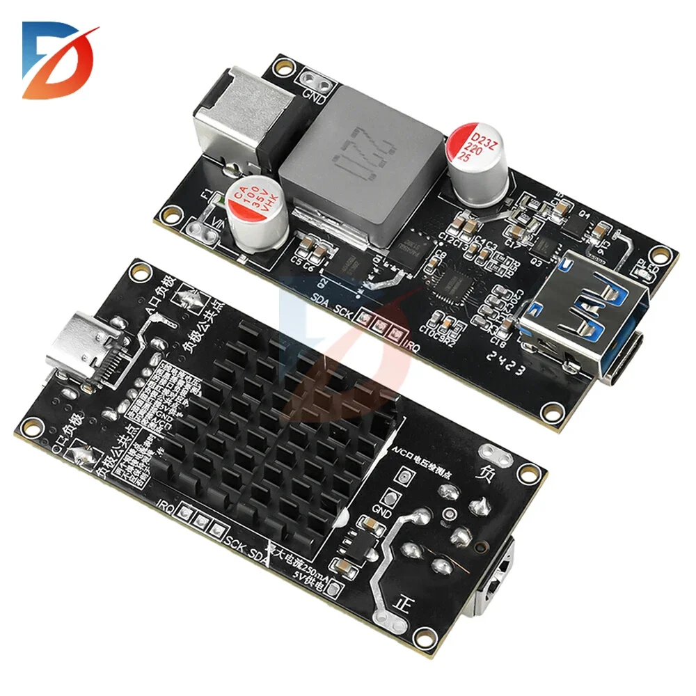 140w All Protocol Desktop Intelligent Fast Charging Module DC 6-30V Charger Module Supports QC4.0+/5.0 PD PPS FCP SCP SFCP AFC