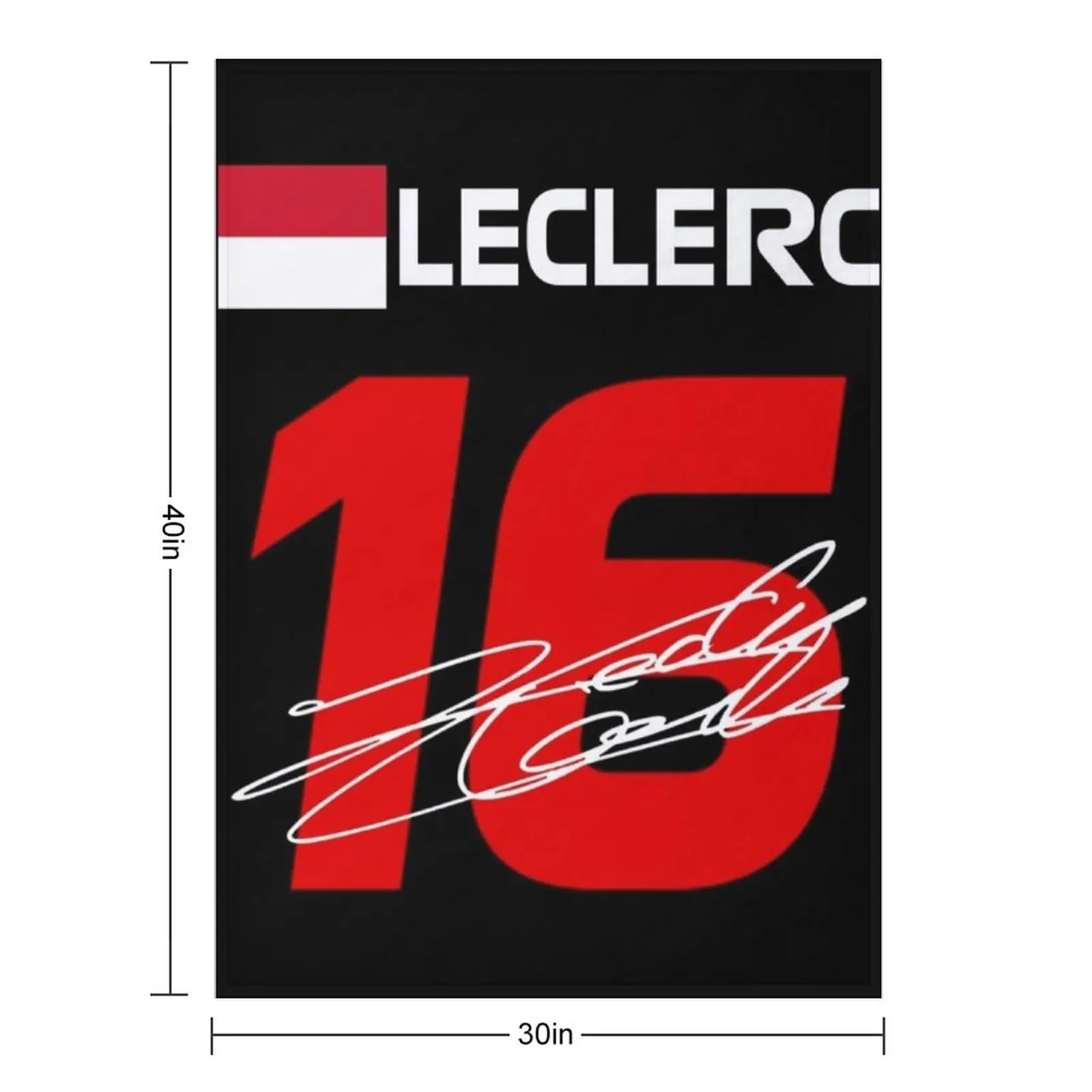 LECLERC 16 F1 2022 Throw Blanket Multi-Purpose Loose Hair valentine gift ideas Blankets