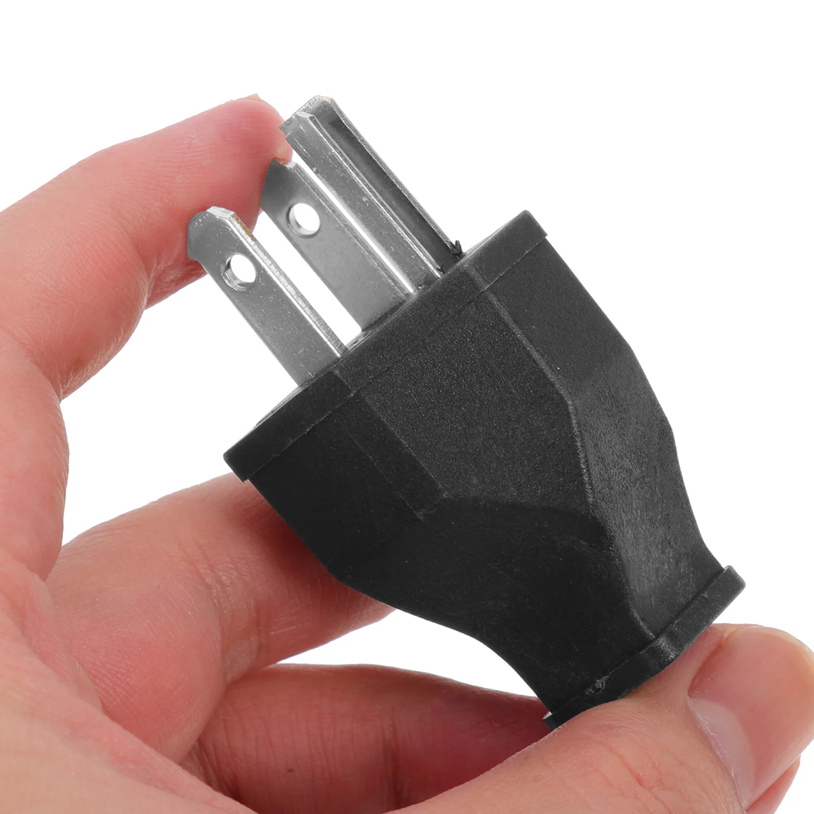 

2Pcs Electrical Plug Replacement 15A 125V 3 Pin Male End for Extension Cords Tools High Conductivity Copper Anti Corrosion ABS