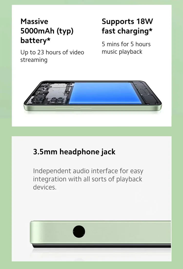 Xiaomi Redmi 13C 4G Global Version Smartphone 50MP Camera 5000mAh Battery 18W Fast Charge Dual-SIM Unlocked Budget Mobile Phone - view 2