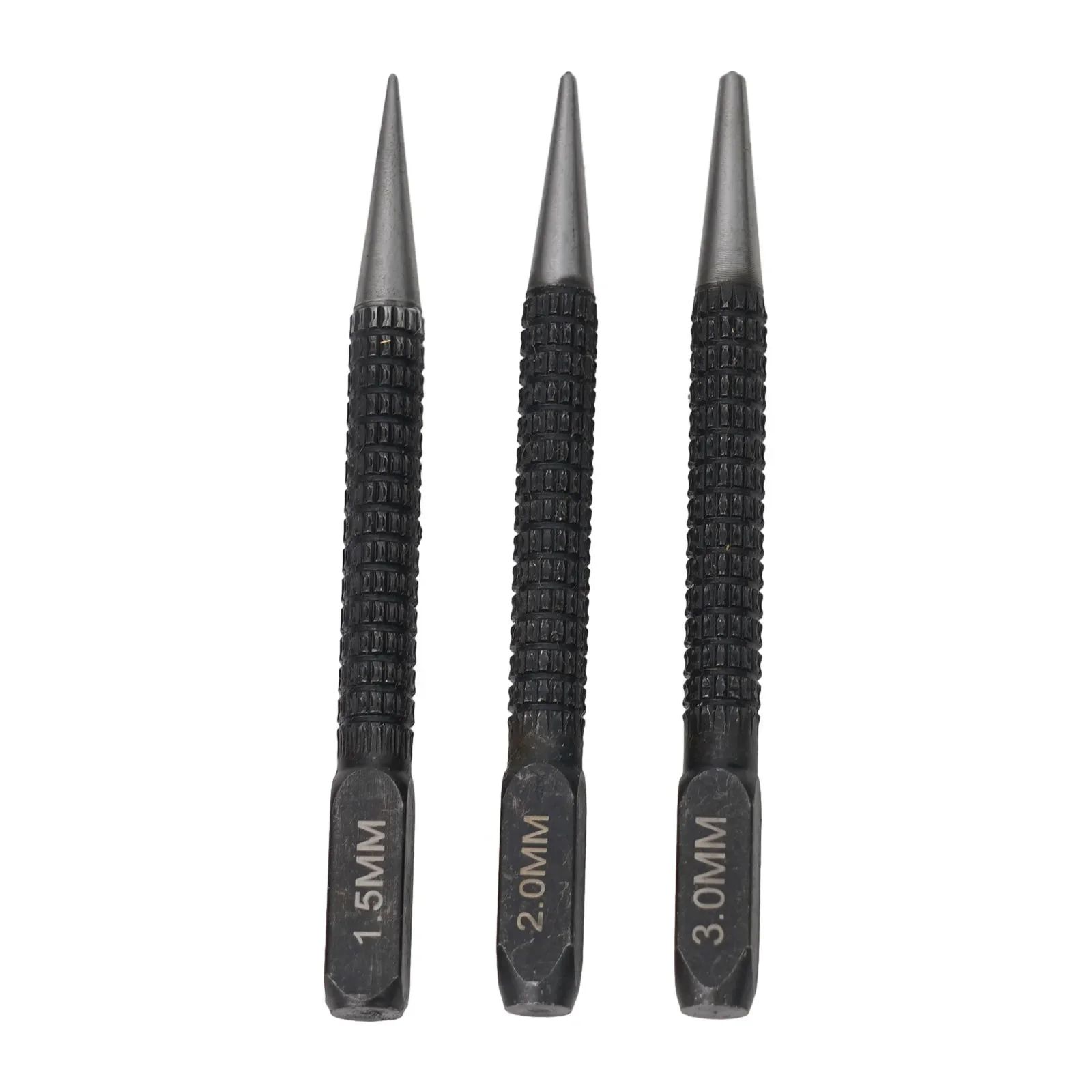 Alat bor penanda lokasi kayu logam, 1/2 buah alat mengebor penanda pusat otomatis 1.5/2/3mm