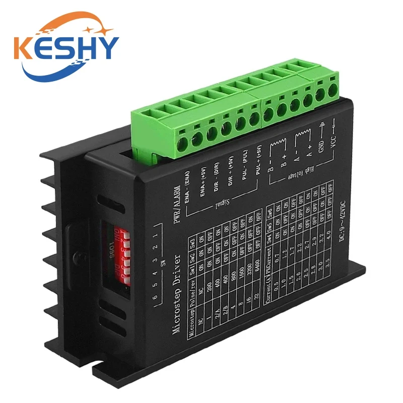 

Stepper Motor Driver TB6600 23 Nema 34 42/57/86 Nema17 4A DC9-40V 1 Axis Stepping Motor CNC Engraving Machine