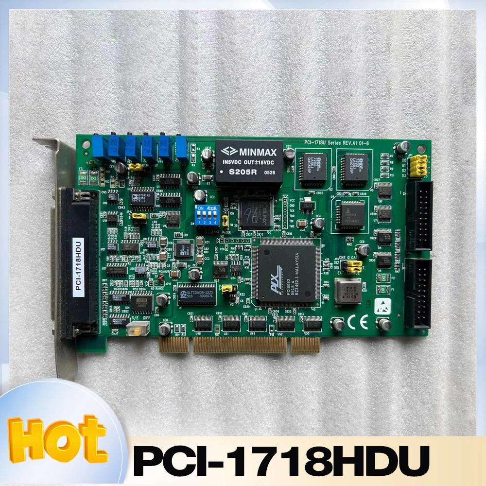 PCI Bus Multi-Function Cartão de Aquisição de Dados, PCI-1718HDU, 12 bits, PCI-1718HDU-AE