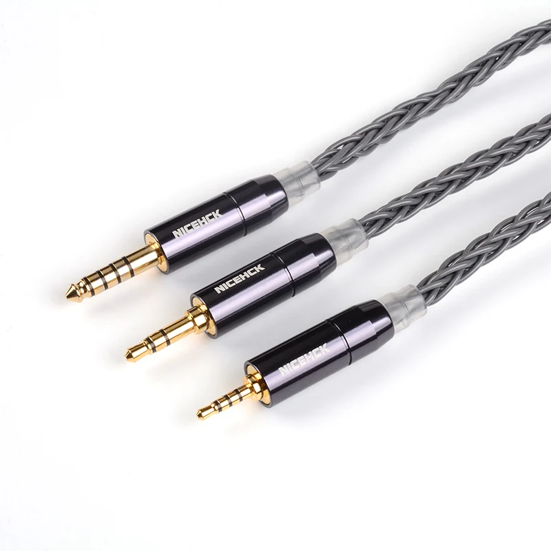NICEHCK GreyCloud 8 Strands 6N Silver Coated Oxygen Disconnected Copper Conductor HiFi Upgrade Cable for NX8Ti Tears NX7MK4 IEM image 6