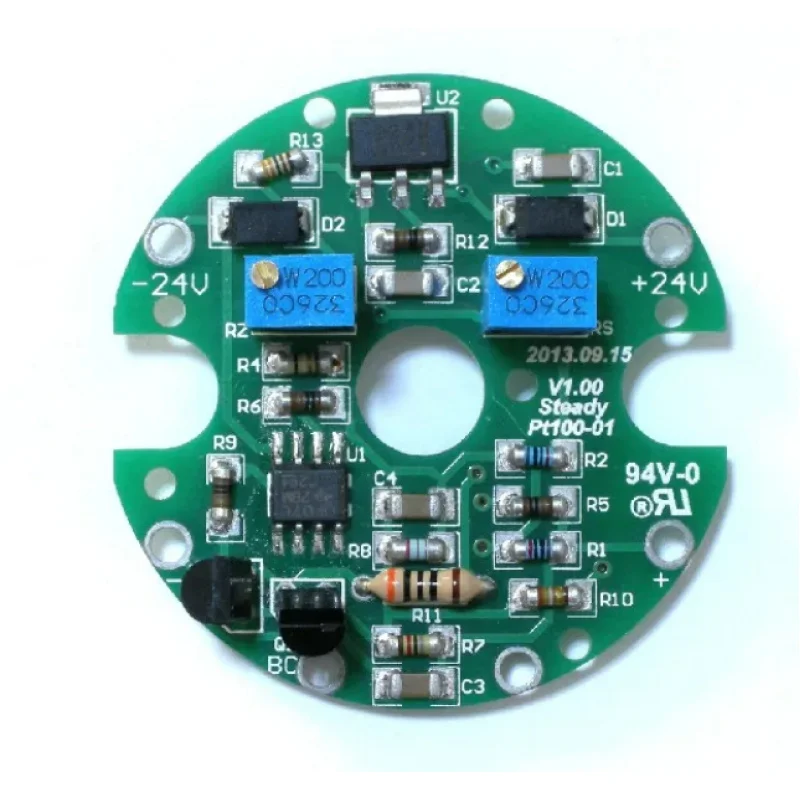 Temperature Transmitter Pt100 Finished Board Thermal Resistance Low Temperature Drift Temperature Control Module Circuit Diagram