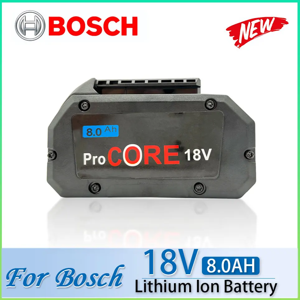 18V 8000MAH Bosch Professional System Cordless Tool BAT609 BAT618 GBA18V80 21700 Battery ProCORE Replacement Battery