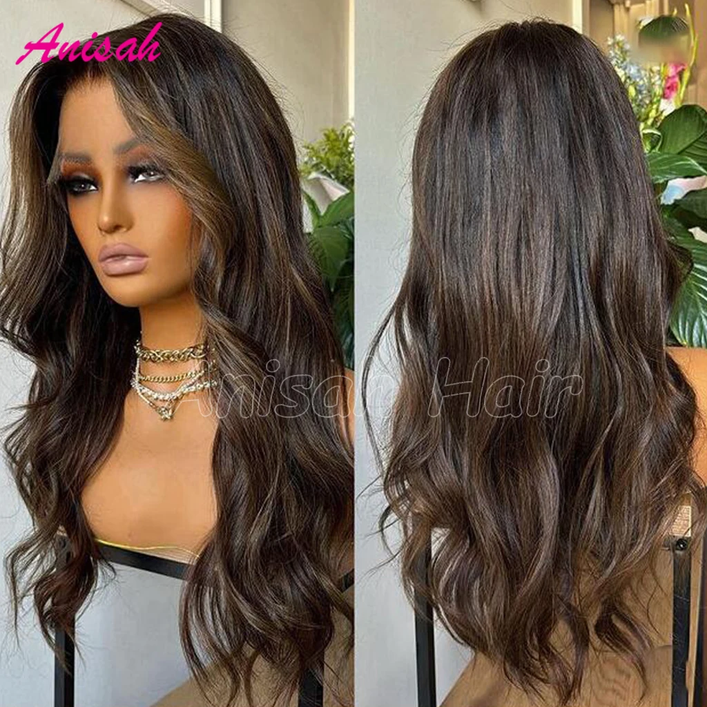 

Glueless Wigs Human Hair Ready To Wear Pre Plucked Body Wave Human Hair Wigs HD Transparent Lace Closure Frontal Wigs for Women
