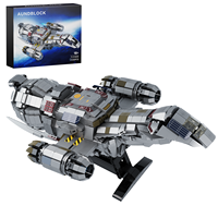 Serenity Spaceship Building Blocks Set Firefly-Class Wars Ship Model Toys Gifts for Adults, Aged 18+ (1345 PCS)