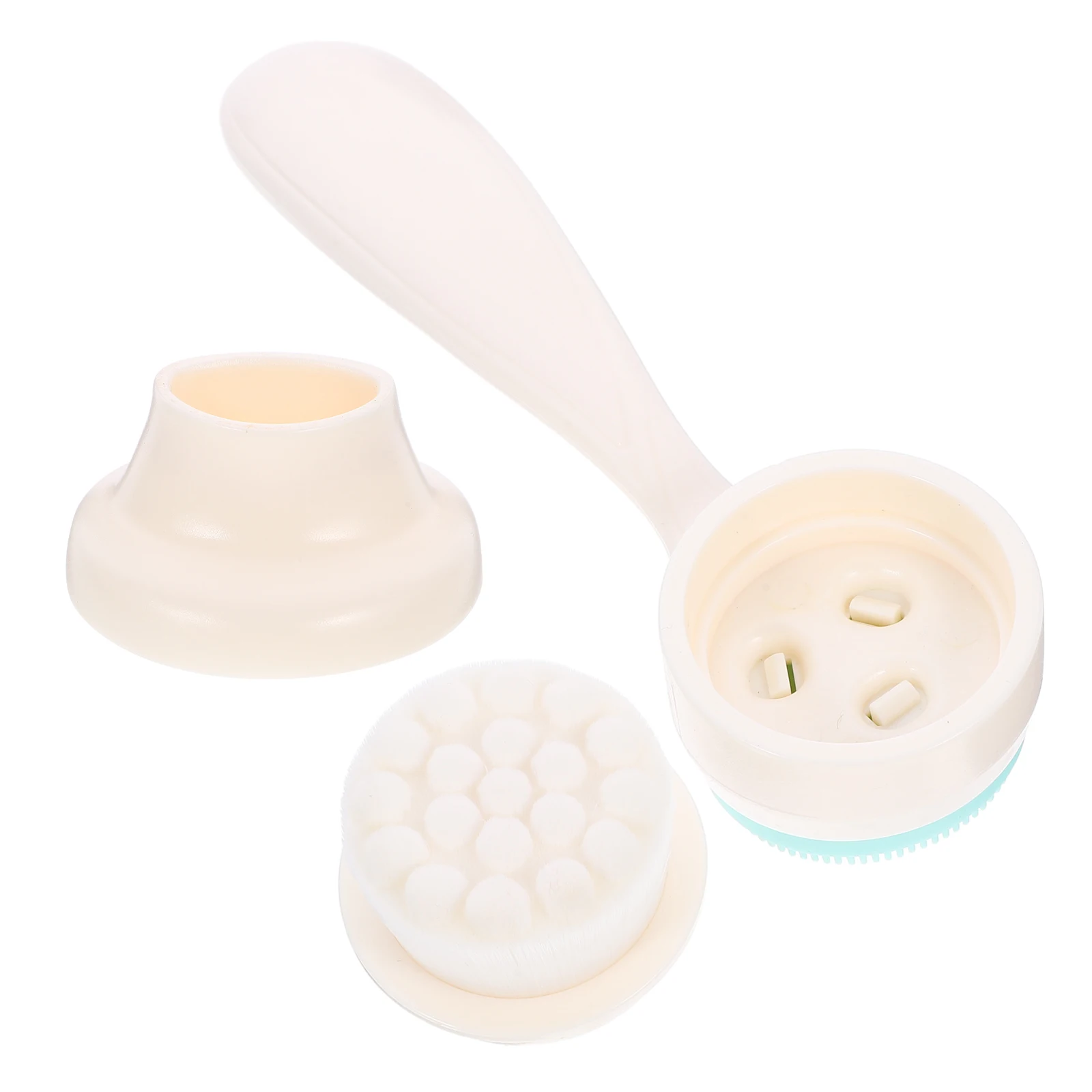 

Facial Cleansing Brush Manual Face Washing Cleaner Pore Deep Clean Exfoliating Soft Fiber Holder Skin Care Tool