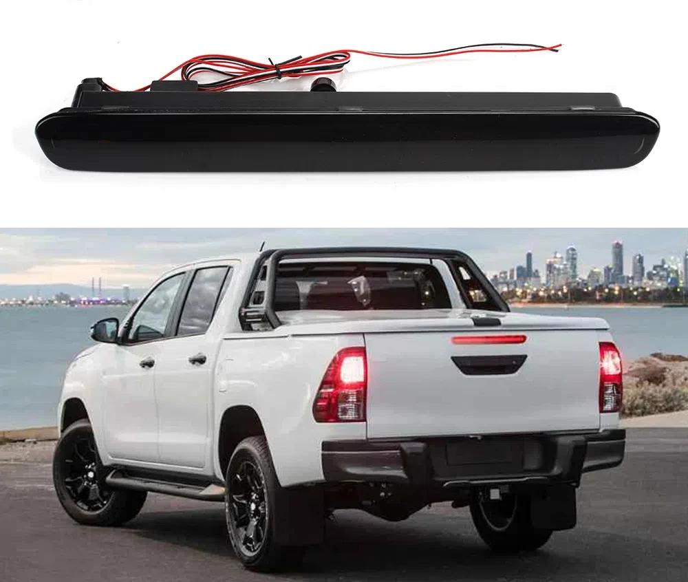 For 15-19 new Hilux taillights with dedicated bumper, taillights, LED brake warning lights