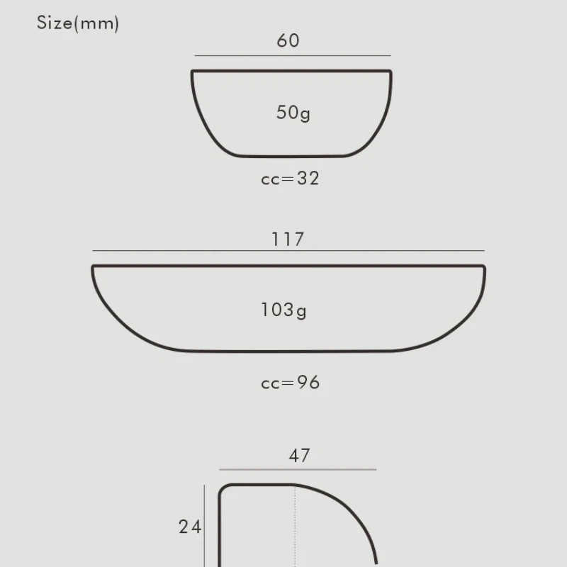 Gaveta Shell Móveis Armário Alça Curva Pobre Latão Puxador de Borda Curta