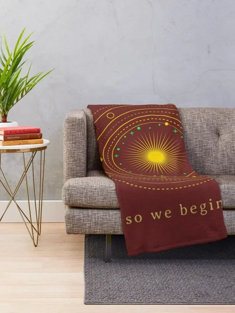 Welcome to the Age of Aquarius Throw Blanket Picnic Decorative Sofas Blankets