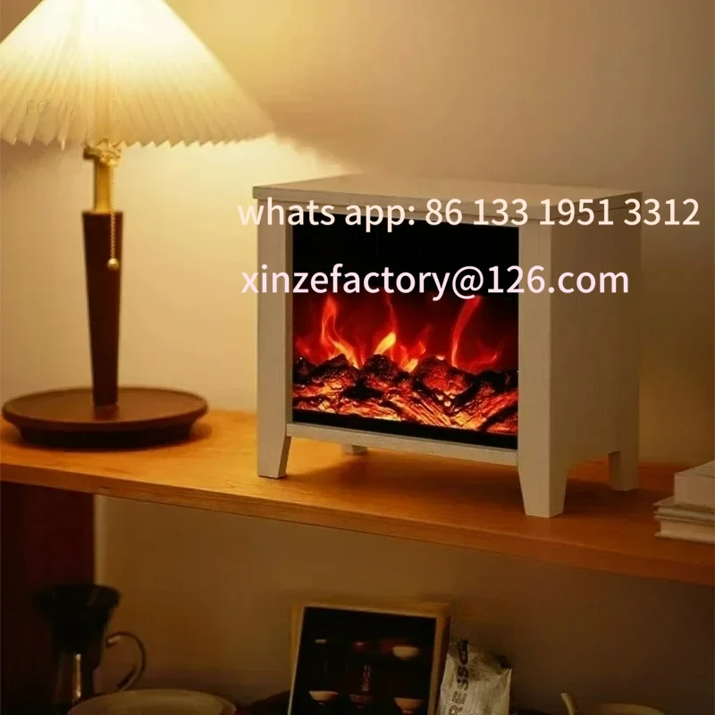 تخصيص الشمال الموقد سخان ديكور منزلي وهمية الموقد موقد المحمولة مكتب سطح المكتب سخان صغير ب #3