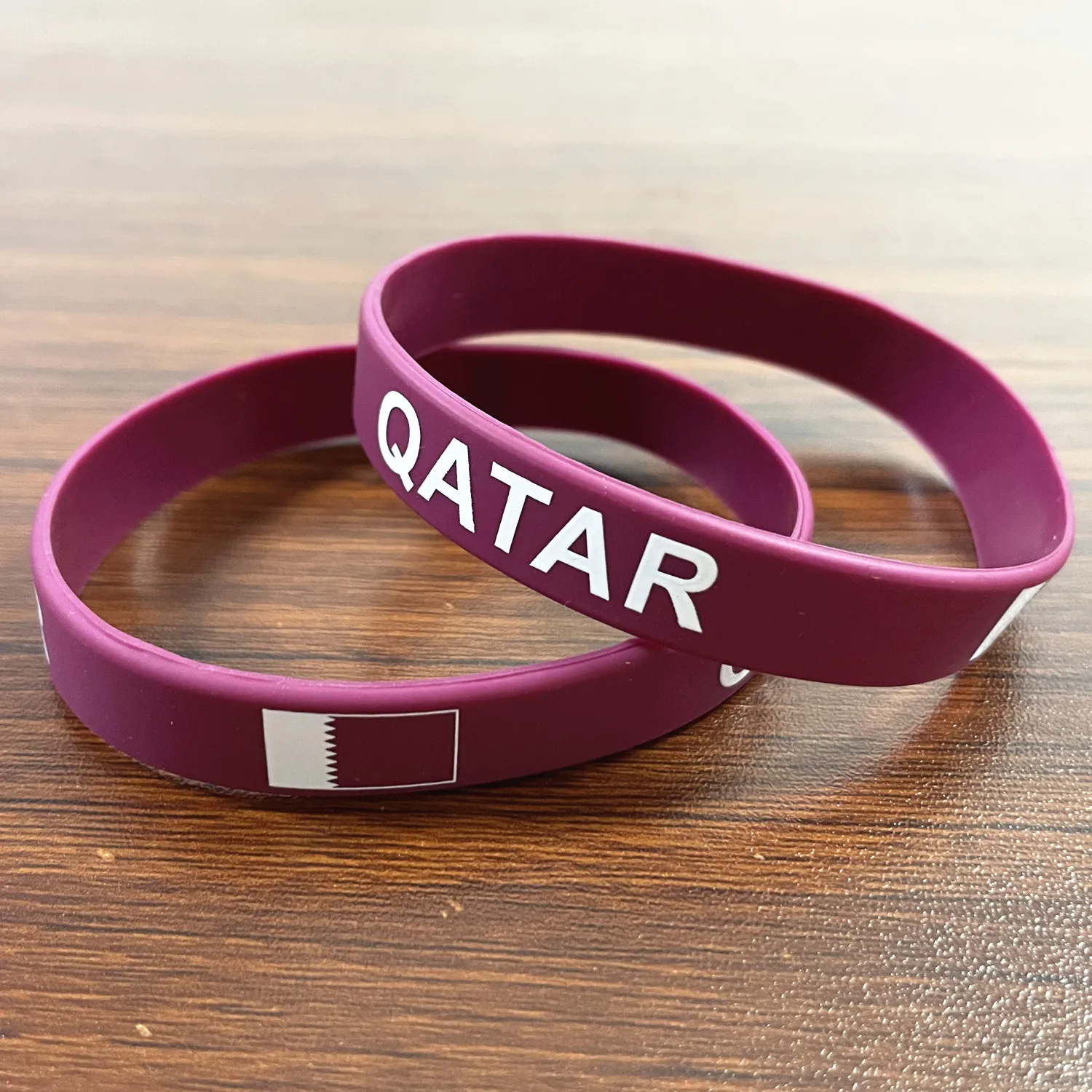 2pcs Qatar Flag Silicone Brace - Women Fashion Qatar review and price