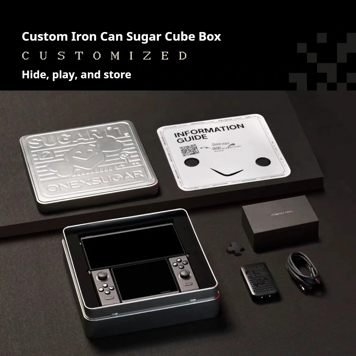 OneXPlayer Sugar 1 وحدة تحكم ألعاب مزدوجة الشاشة قابلة للتحويل محمولة باليد Snapdragon G3gen3 3.92 + 6.01 بوصة عصا تحكم لقاعة الشاشة Oled #4