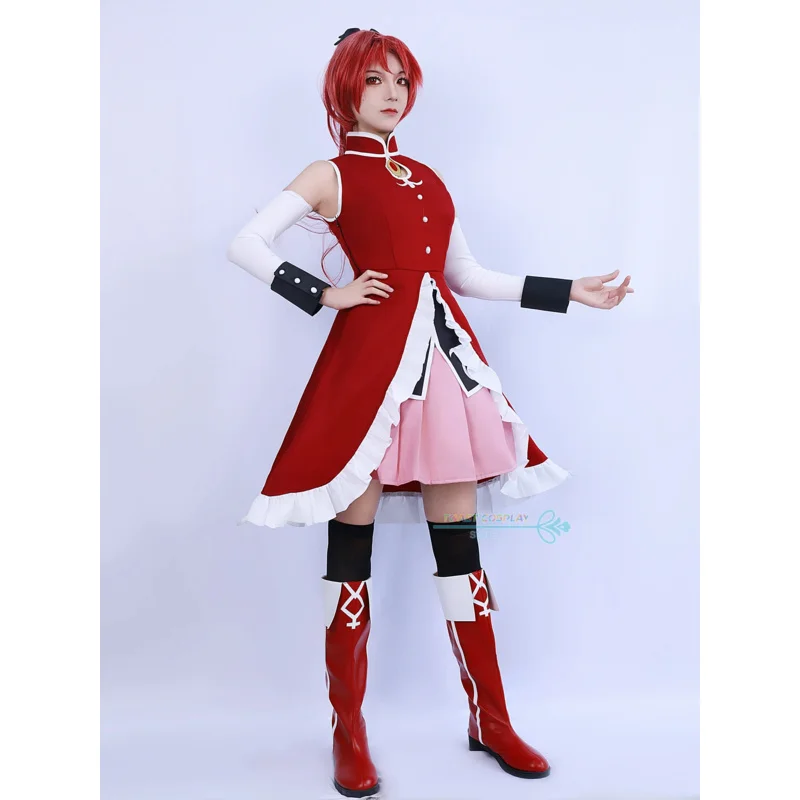 

2025 ♥ Новый Puella Magi Madoka Magica косплей сексуальное платье костюм для вечеринки Сакура Кёко аниме R ☆ ★