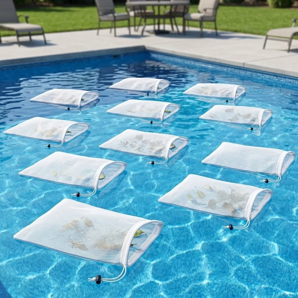 For Pool Slide Bars Pool Skimmer Net Bag For Spotless Swimming Environment 56 66 Cm Efficient Skimmer For Pools