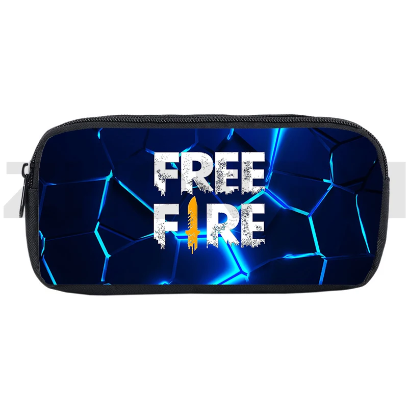 

Карандаш с рисунком аниме Free Fire Garena женская косметичка на молнии коробка для макияжа 3D бесплатный огонь школьные принадлежности канцелярские принадлежности