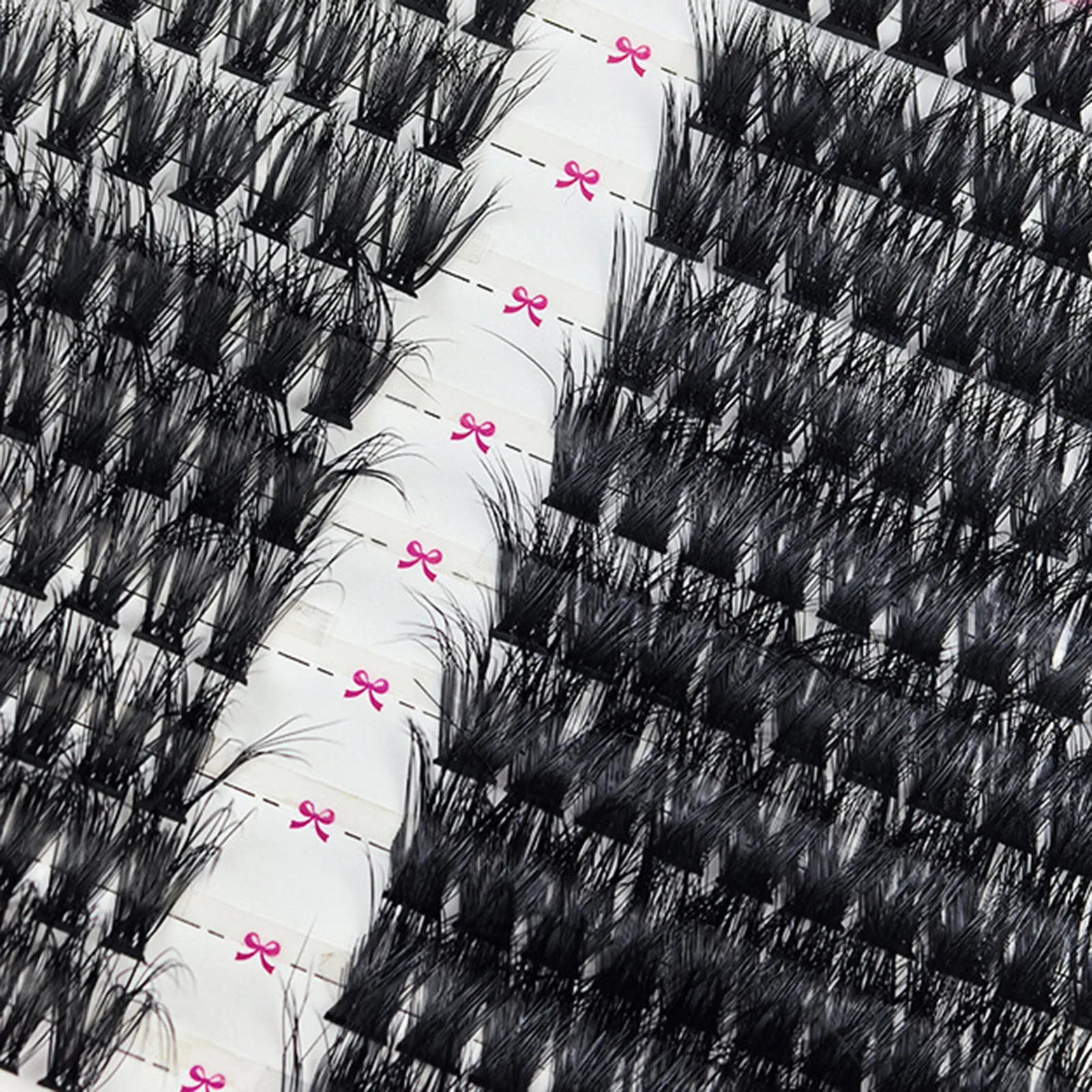 Kit de pestañas postizas individuales esponjosas, 30D/40D/50D, pestañas tenues europeas mixtas, libro de pestañas, herramienta de maquillaje de extensión de racimo