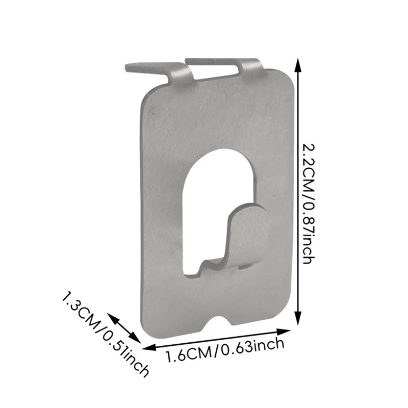 FYBL-Claw Wsporniki do Gwoździ do Płóciennych Obrazów - Bez Użycia Narzędzi, 10 Sztuk, Haczyki do Obrazów na Płachcie Gipsowo-Kartonowej, Udźwig 12 kg/27 lbs