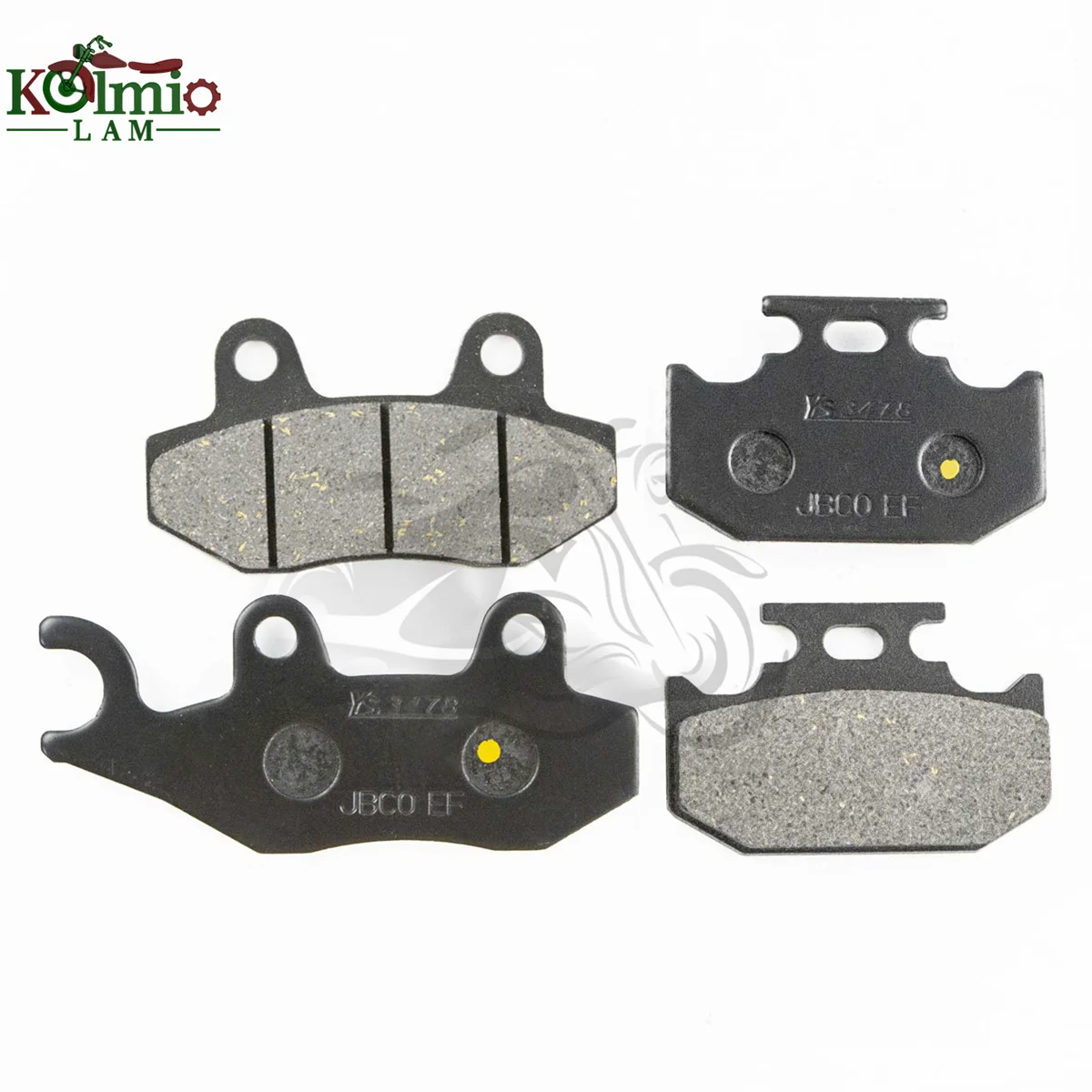 Fit for YAMAHA TTR250 WR250 WR125 YZ250 YZ125 Motorcycle Front Rear Brake Pad DT200 TTR 250 WR 250 125 YZ