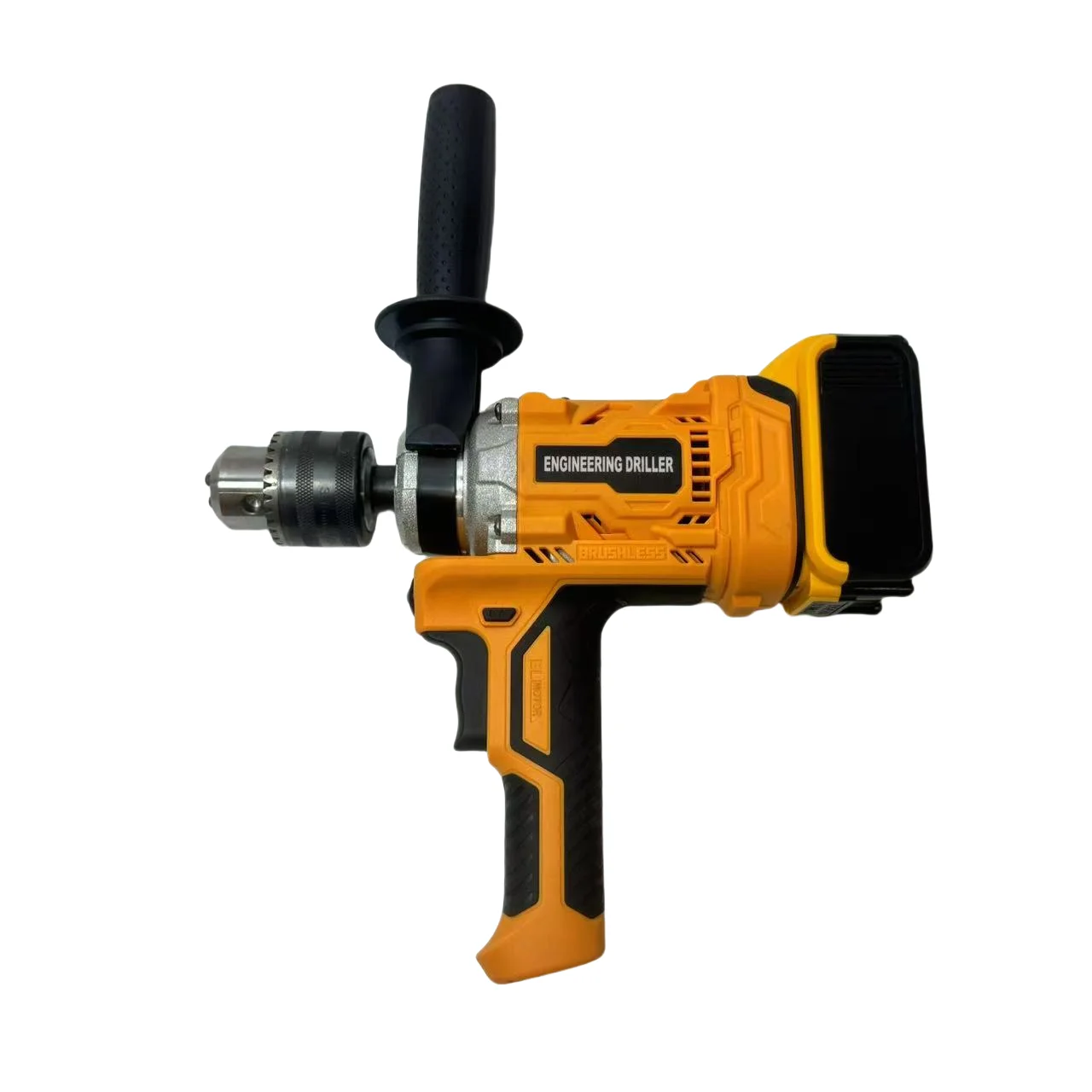 16MM Drill Cordless Mixer for DeWalt 20V Battery Brushless Concrete Cement Mixer Drill Handheld Mortar Mixer for Plaster Thinset