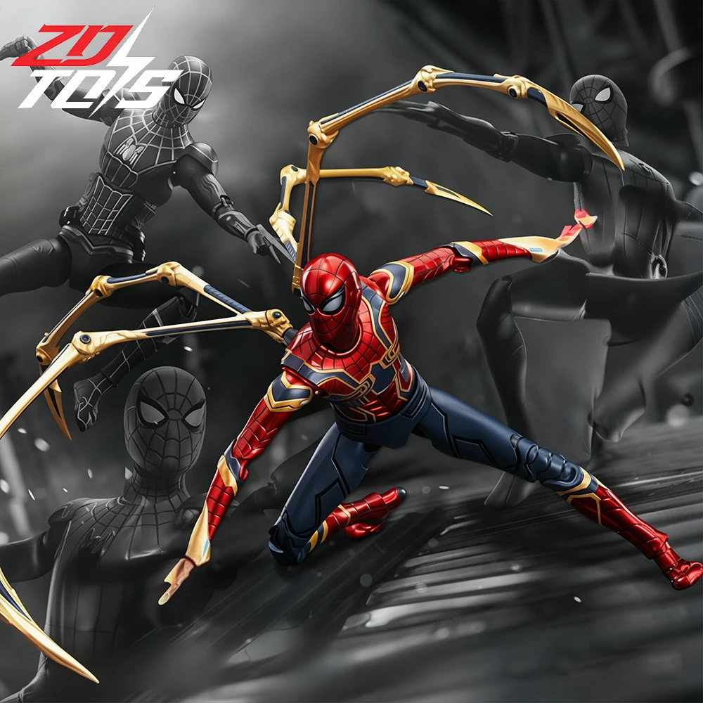 zd-toys-marvel-iron-spider-man-action-figure-iron-spider-avengers-3-infinity-war-interchangeable-accessories-model-toys-doll