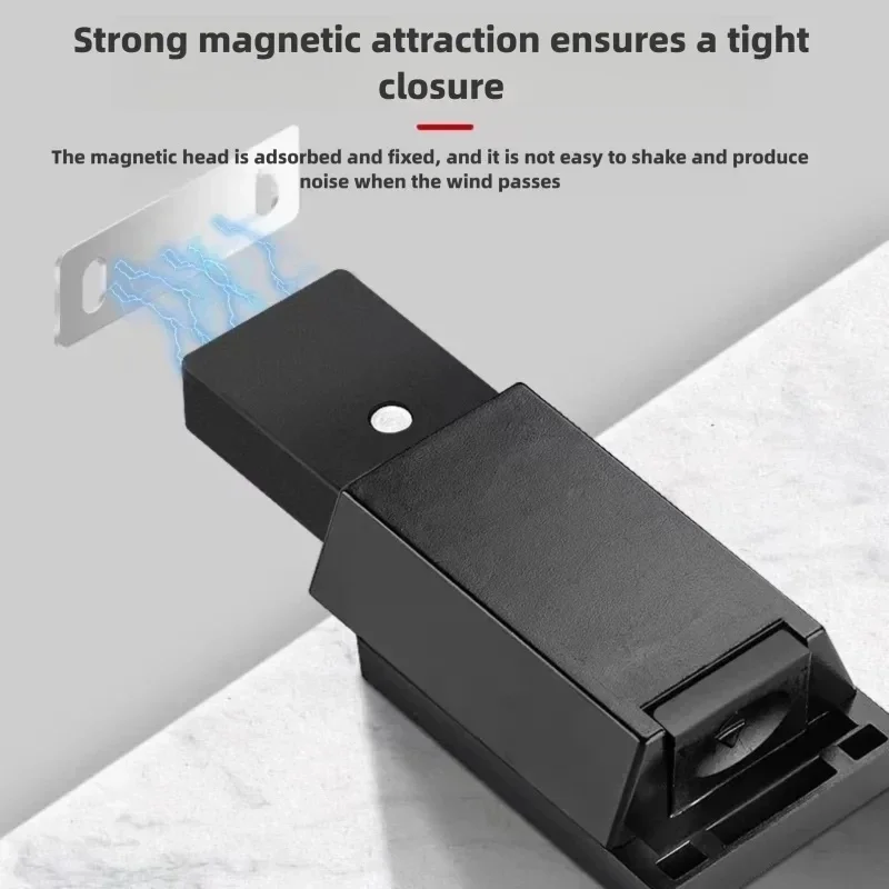Concealed Spring Driven Door Rebounder, Sturdy Hidden Latch, Push Activated Automatic Pop-Up Release for Home Cupboard Closet