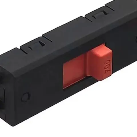 5PCS High Power Slide Switch Red Handle 2 Position 3 Pin 10A 250V AC Toggle Switch for Hair Dryer Electric Cooker