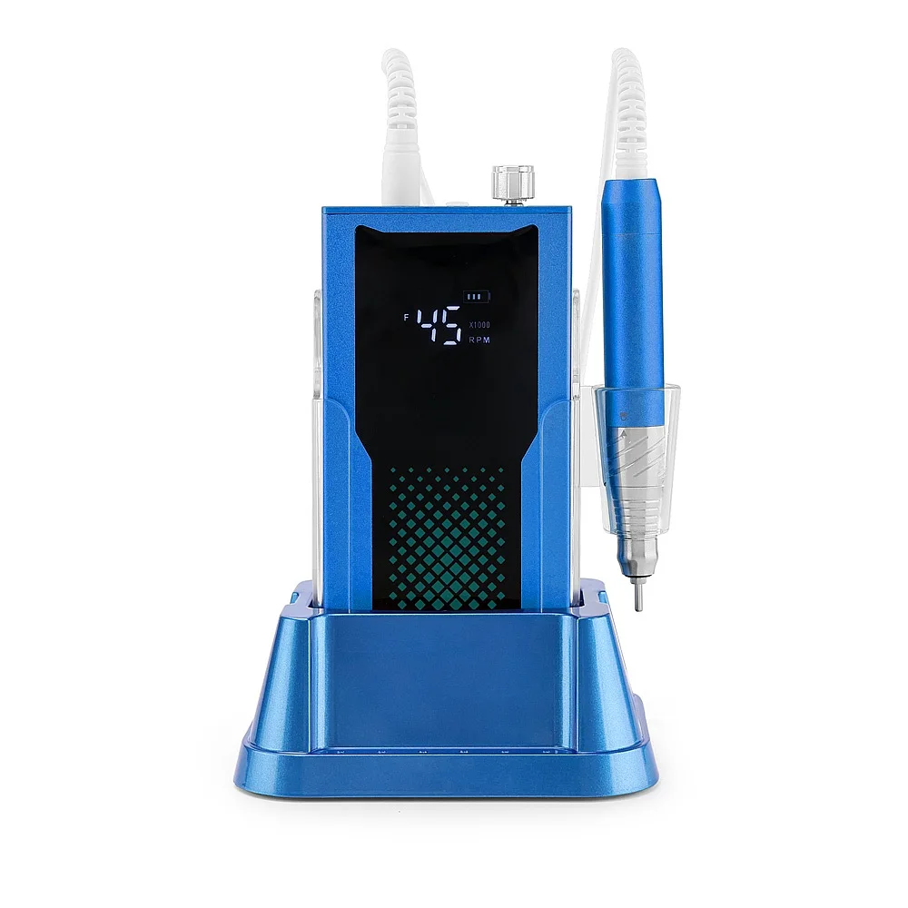 2026 Aluminum Wireless Nail Drill 85W Brushless Rechargeable Waterproof Handpiece 45000 RPM Electric Nail File for Salon