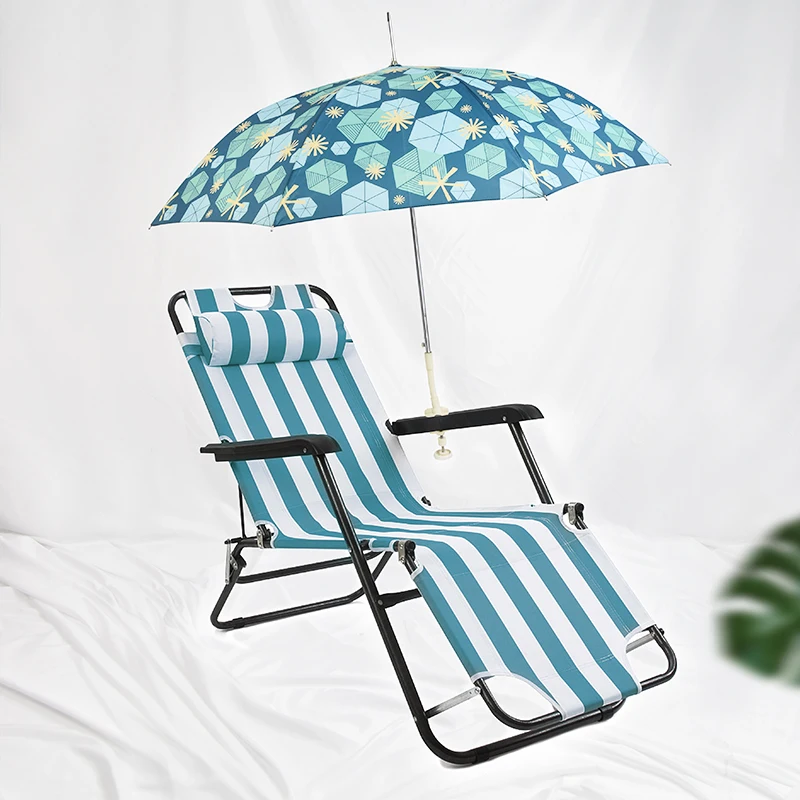 

Wholesale Outdoor Portable Reclining Kids UV Protection Adjustable Beach Chair Umbrella