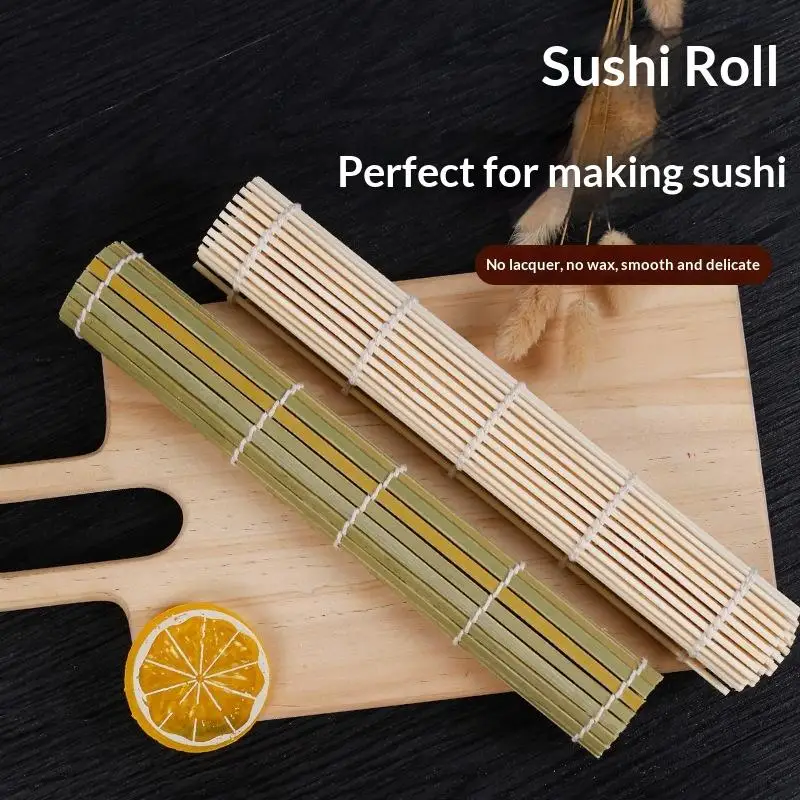 DIY Bamboo Sushi Maker Rolling Mat Sushi Tools Rice Rollers Kitchen Gadget Hand Maker Food Rice Roll Mold Cooking Accessories