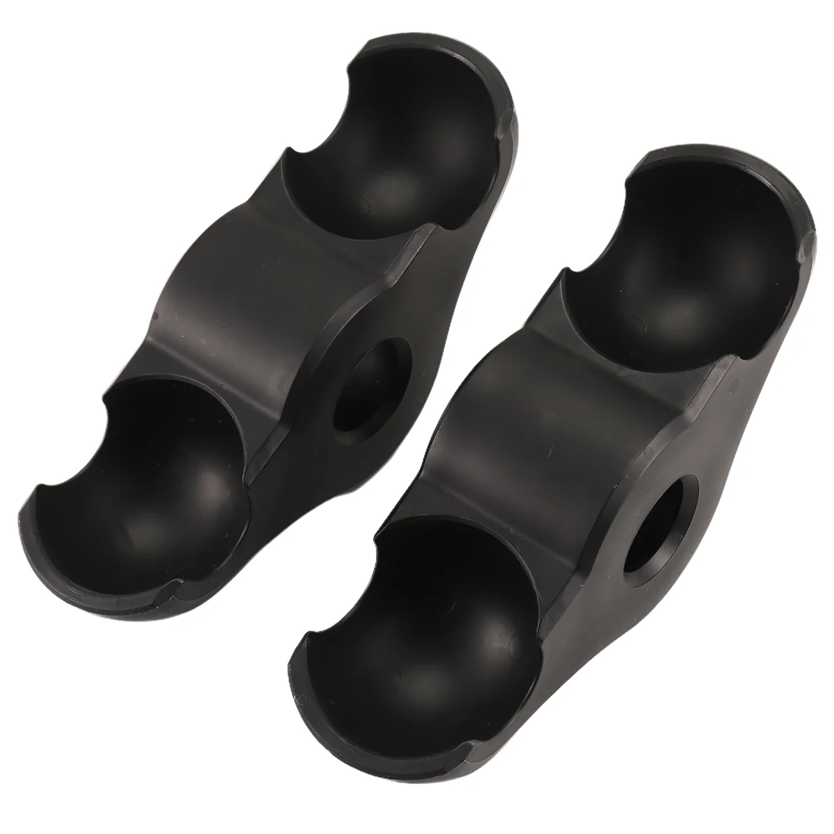 Biy-lcIndoor Bike Cushioned Foot Pad Noise Reduction and Anti-Friction Floor Tennis Foot Pads for Wahoo 2PCS(Without the