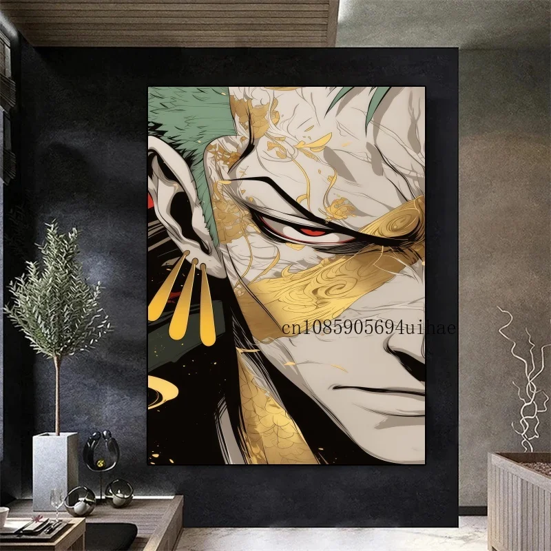 Een Stuk 1PC Strohoed Piraten Populaire Anime Foto Gift Art Home Woonkamer Koffiehuis Bar Kinderkamer HD Poster Muur Decor
