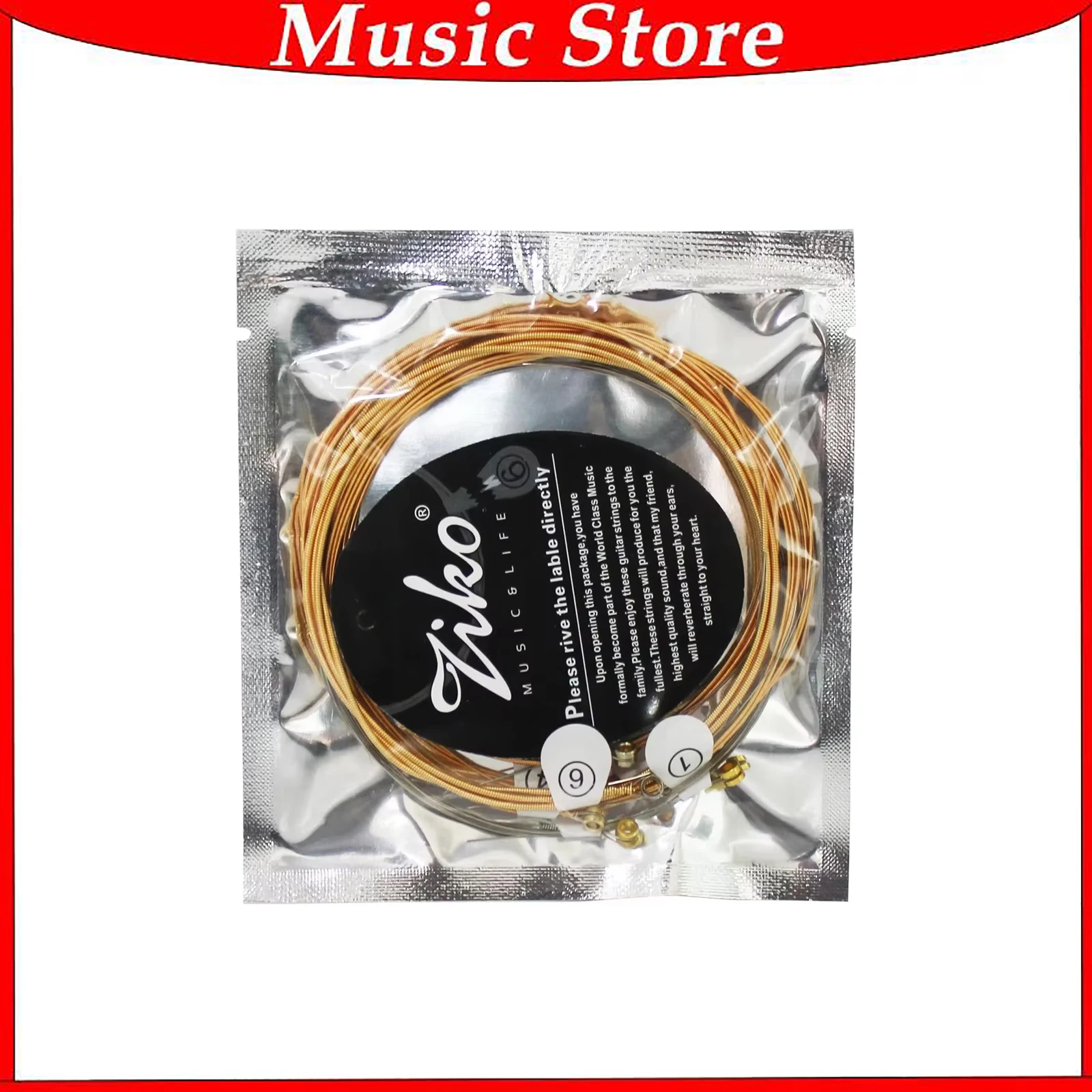 ZIKO Akustische Gitarre Saiten Universal Messing Stahl Kern Saiten Elektrische Gitarre Saite Gitarre Musikinstrument Zubehör