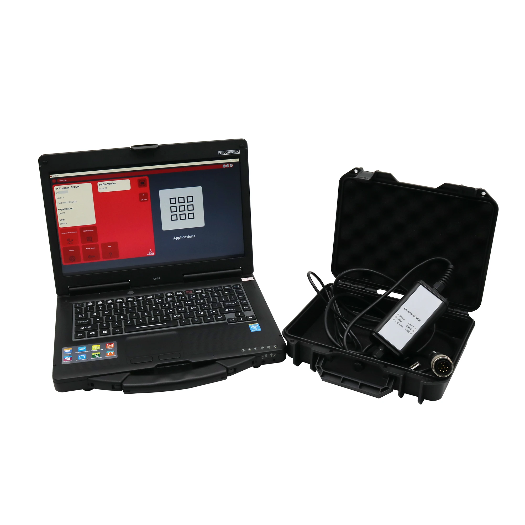 ل Deutz + EMR 6 2024 دعم البرمجيات CAN K/L-Line محرك التواصل Serdia 2010 Deutz Decom الماسح الضوئي أداة تشخيصية #2