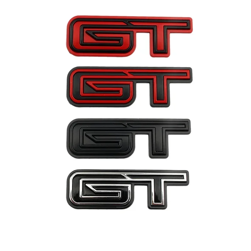 Metal Car Side Fender Sticker Emblem Trunk Sticker for Ford GT Fiesta Focus Mondeo Kuga Ranger Mustang Everest Ecosport