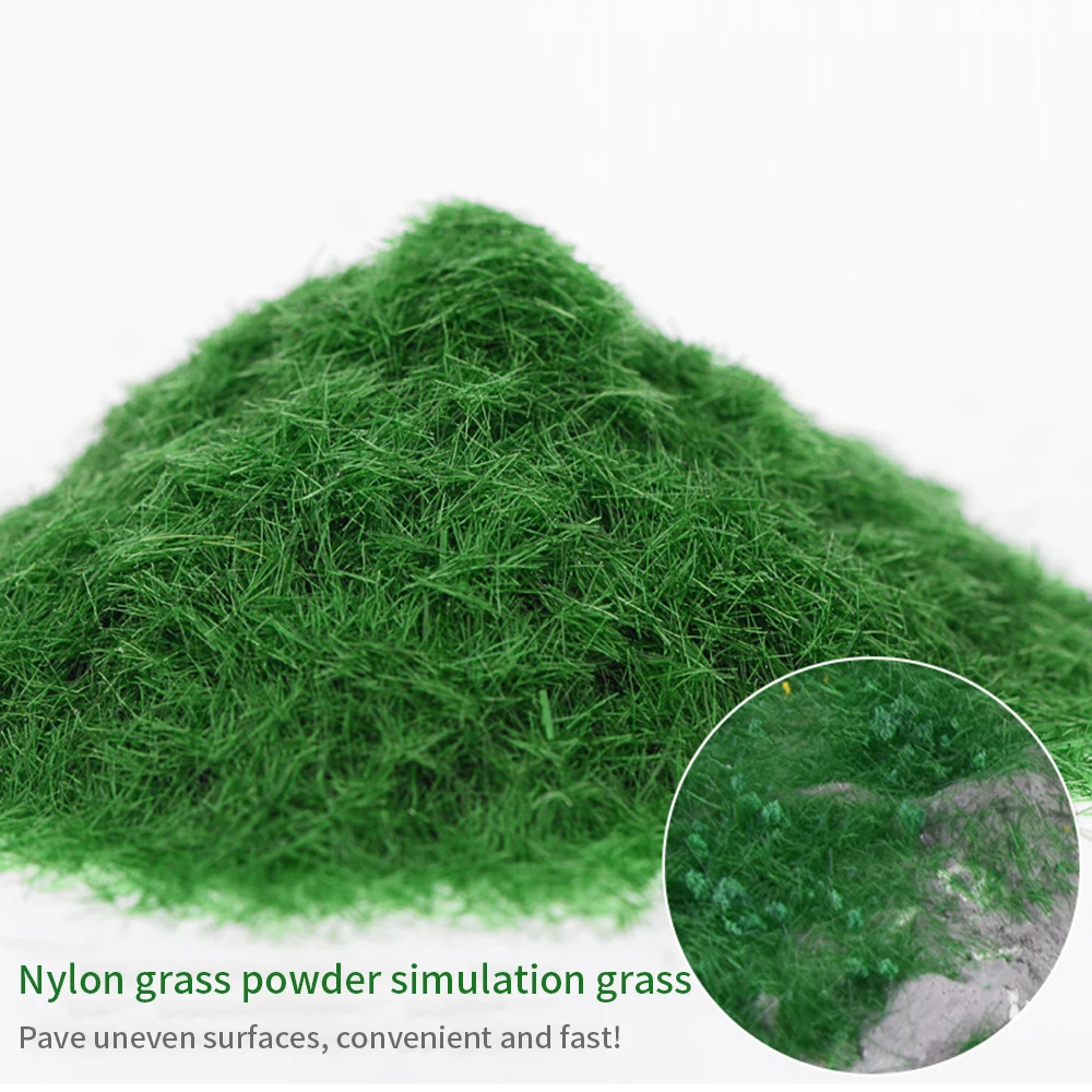 30 G/zak Miniatuur Scène Model Materia Turf Gazon Nylon Gras Poeder 3Mm Statisch Gras Diy Modellering Hobby Ambachtelijke Accessoires