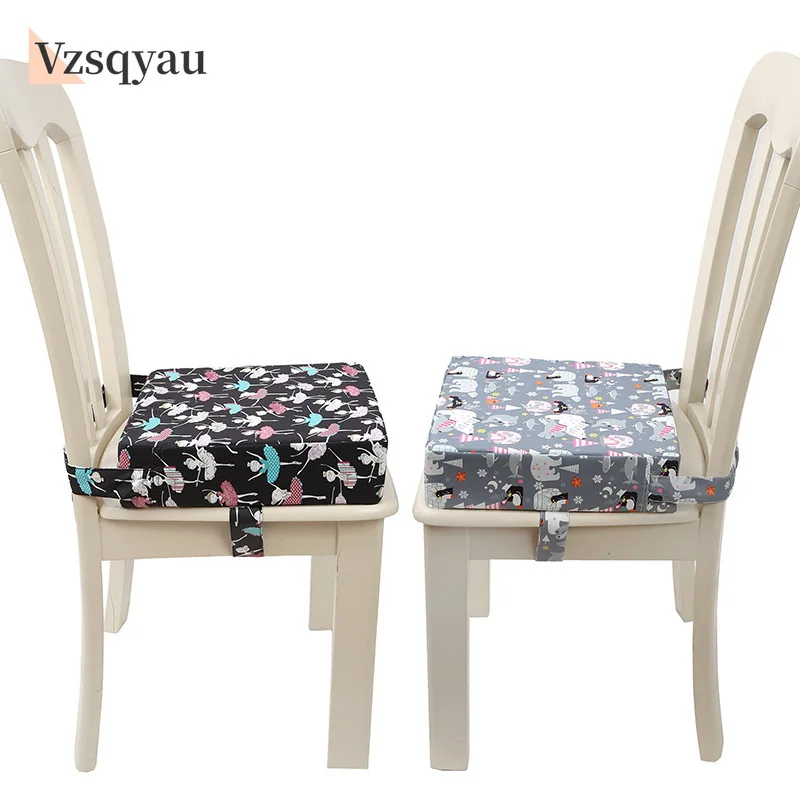 

Детская увеличенная подушка для сиденья-бустера, подушка, регулируемая съемная подушка для детской безопасности, детский обеденный стульчик для кормления