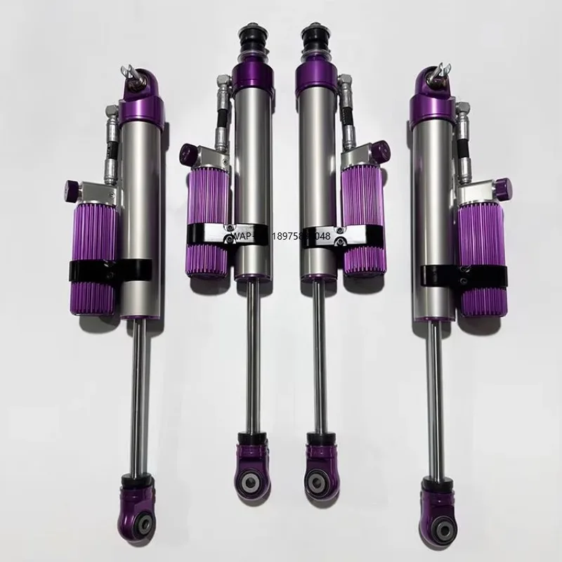 

Purple 3 Inches 2.25 Inch Diameter Two-Way Adjustable Compression Rebound Shock Absorbers 12 Segment Compress 6 Segment