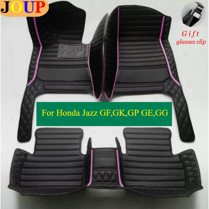 

For Honda Jazz GF,GK,GP GE,GG Car Floor Mats Custom All Weather Waterproof Carpets Covers Left /Right Hand Drive
