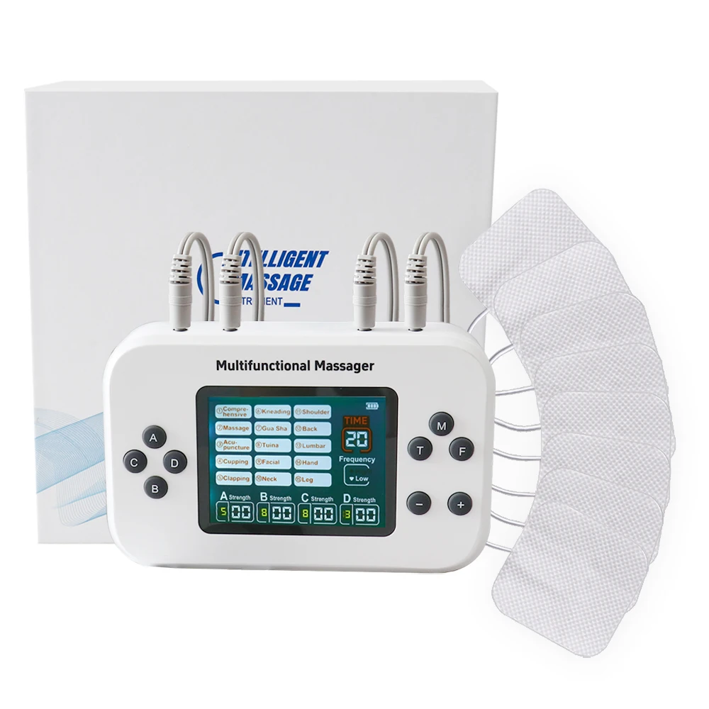 

15 Modes Electrical Muscle Stimulator High and Low Frequency Rehabilitation Physiotherapy Rechargeable Tens Electrostimulator